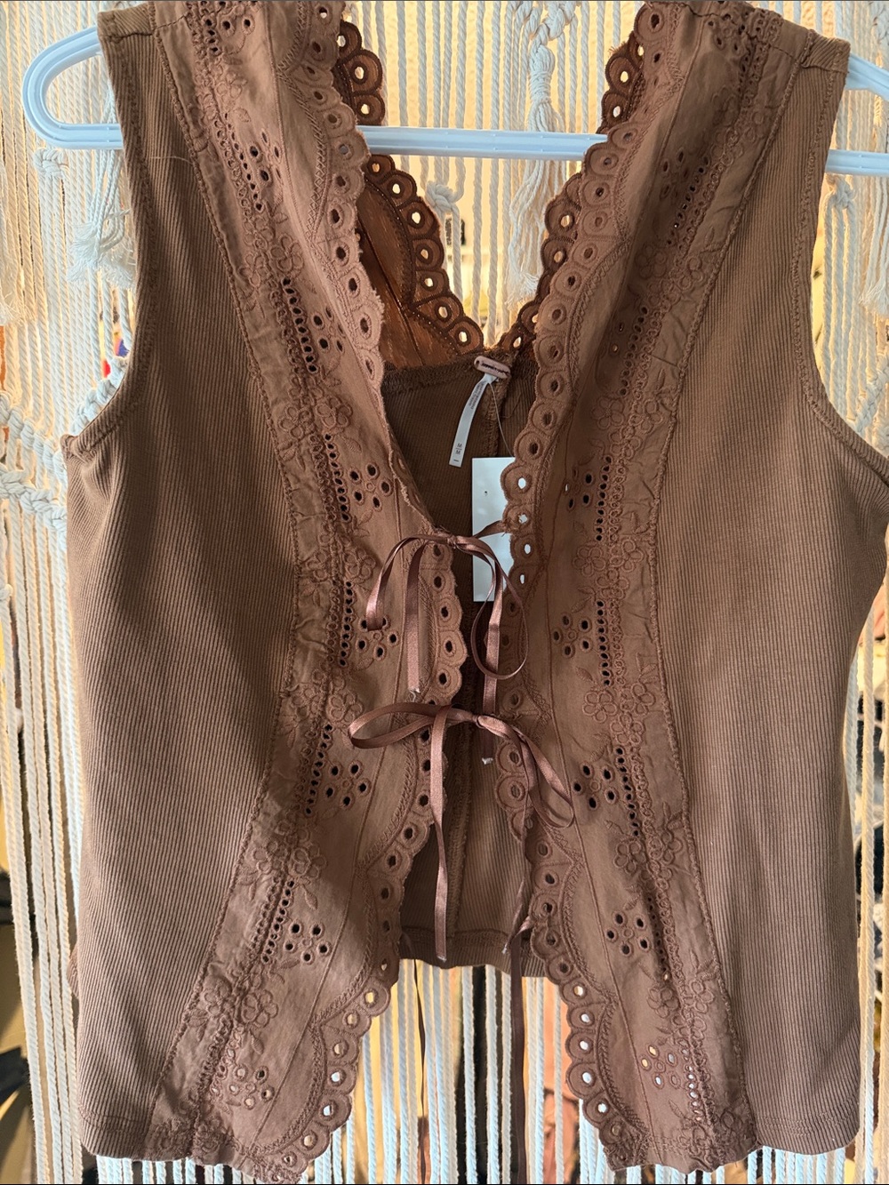 Free people laced vest - Picture 2 of 3